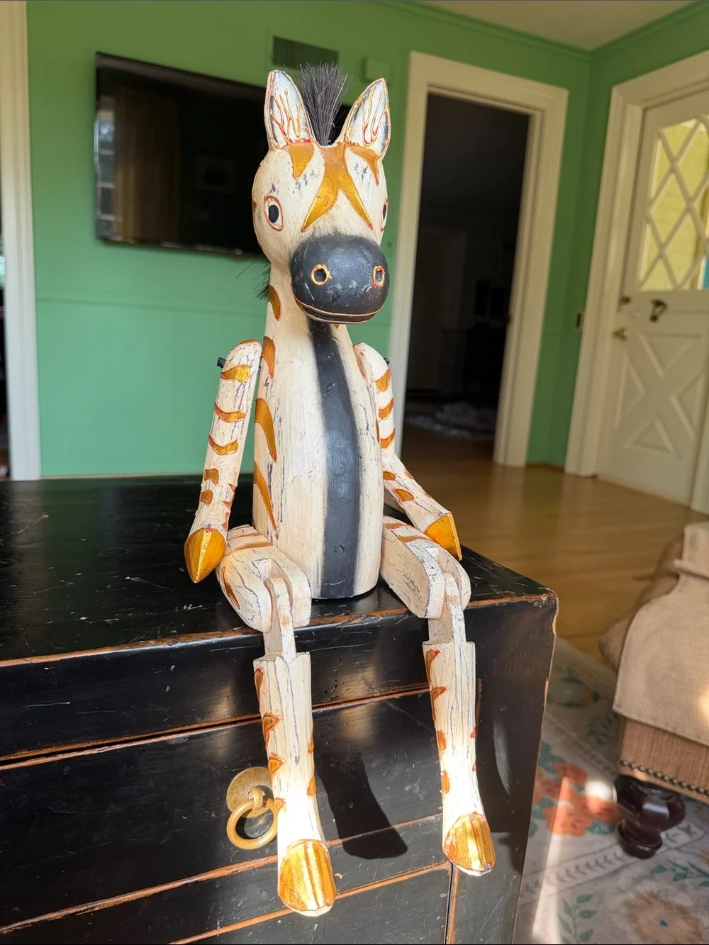 Decorative Wooden Zebra Pier 1